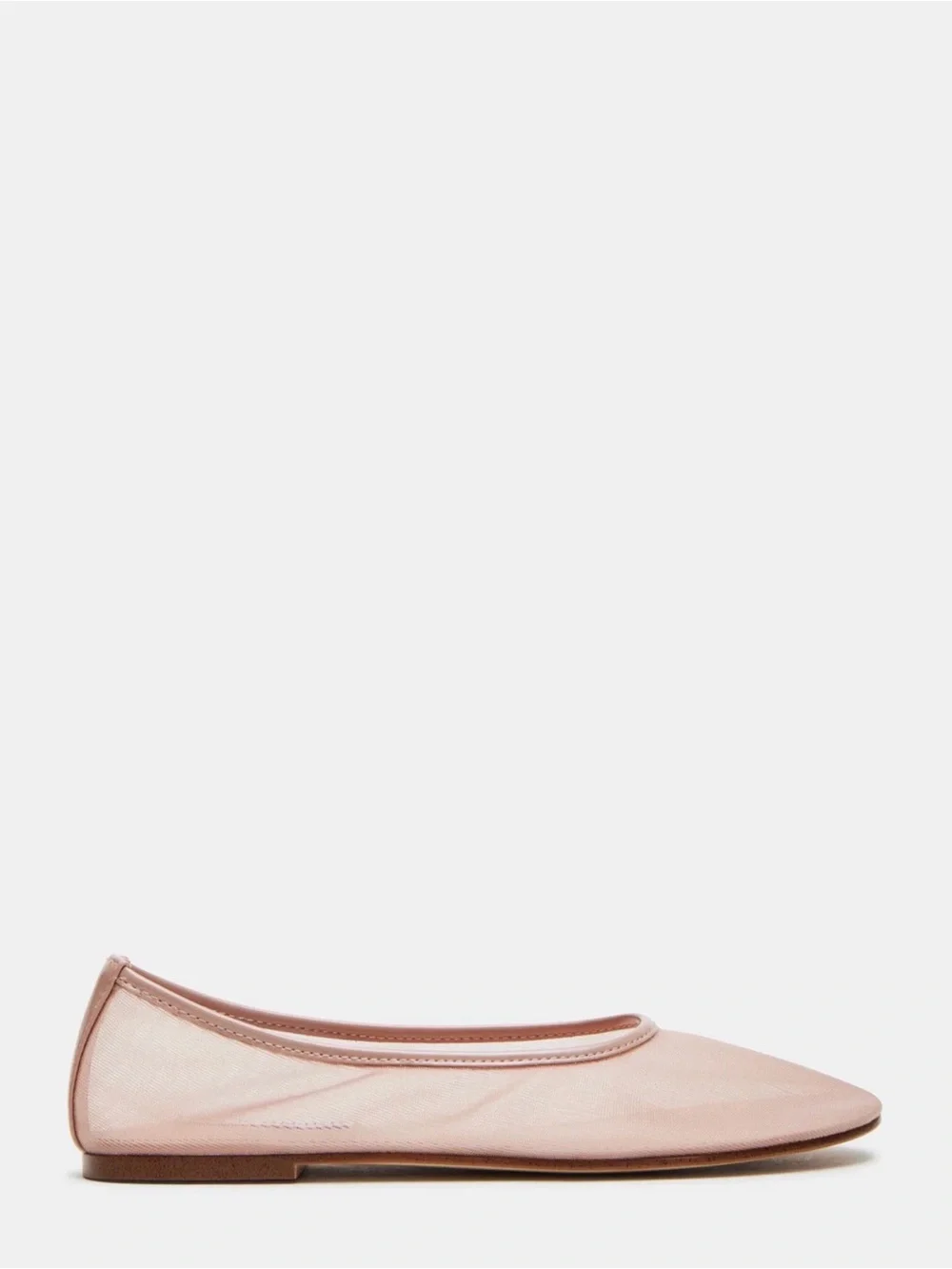 Steve Madden Mauve Pink Leather Ballet Flats